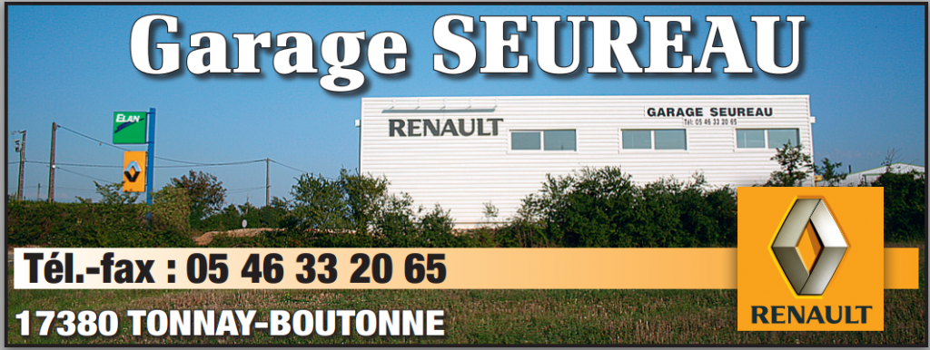Renault Garage SEUREAU à Tonnay-Boutonne