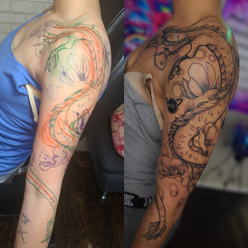 Explore cover up tattoo ideas on hand, creative tattoo ideas in Valdosta, available at Acid Ink Tattoos
