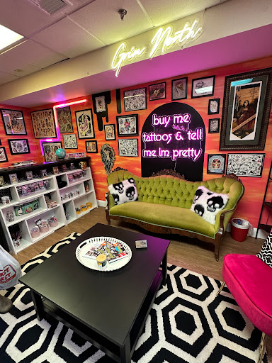 Explore buttocks tattoo ideas, creative tattoo ideas in Portsmouth, available at Grim North Tattoo and Piercing