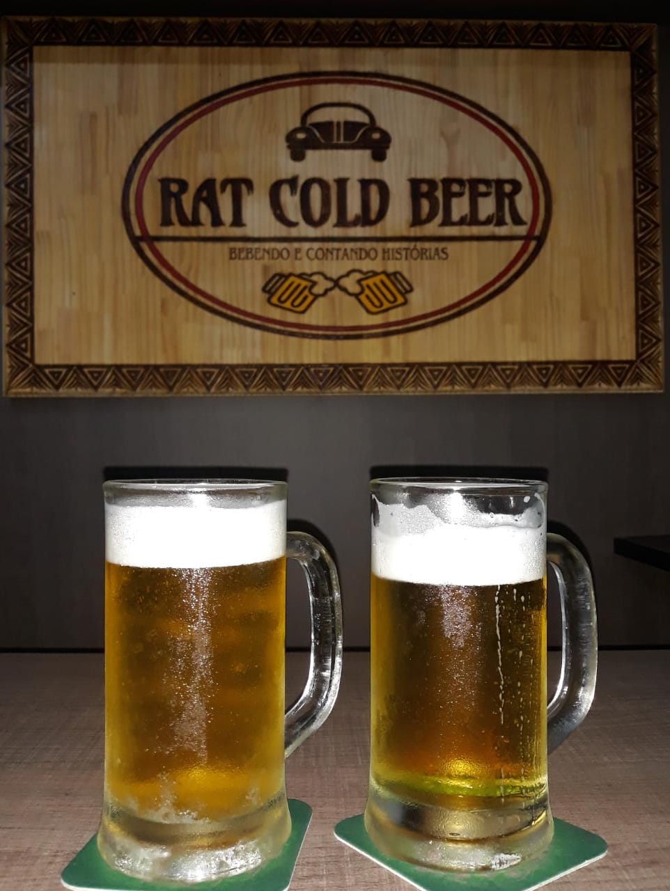 Rat cold beer