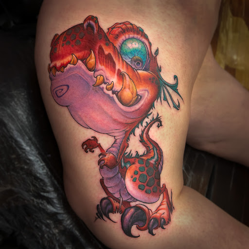 Explore live laugh love tattoo ideas, creative tattoo ideas in Richmond, available at Loose Screw Tattoo