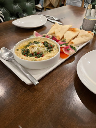 Charred cauliflower hummus. This is a winner!