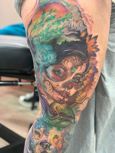 Explore head tattoo ideas male, creative tattoo ideas in Nicholasville, available at Castle of Color