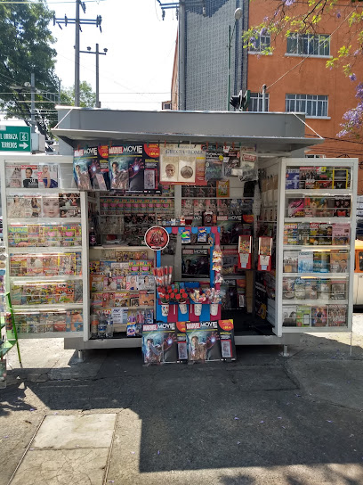 Kiosko de periódicos y coleccionables