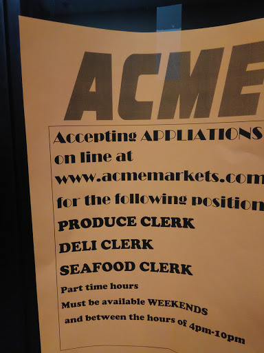 Grocery Store «ACME Markets», reviews and photos, 2007 NJ-35, Wall Township, NJ 07719, USA