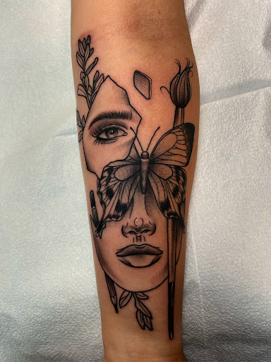 Explore purge tattoo ideas, creative tattoo ideas in Richland, available at The Green Room Tattoo Lounge