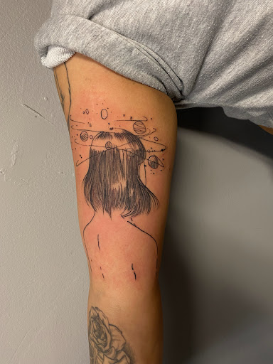 Explore disturbed tattoo ideas, creative tattoo ideas in Idaho Falls, available at Sinner Tattoo Studio