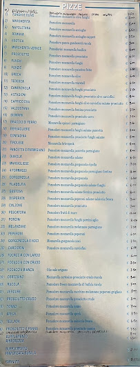 La Volpe à Turin menu