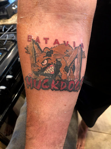 Explore footprints in the sand tattoo ideas, creative tattoo ideas in Le Roy, available at Blood Money Ink