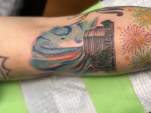 Explore neck tattoo ideas for woman, creative tattoo ideas in Minneapolis, available at Nokomis Tattoo