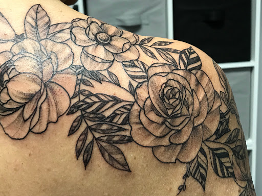 Explore bottom leg tattoo ideas, creative tattoo ideas in Wake Forest, available at Revelation Ink Tattoo and Piercing