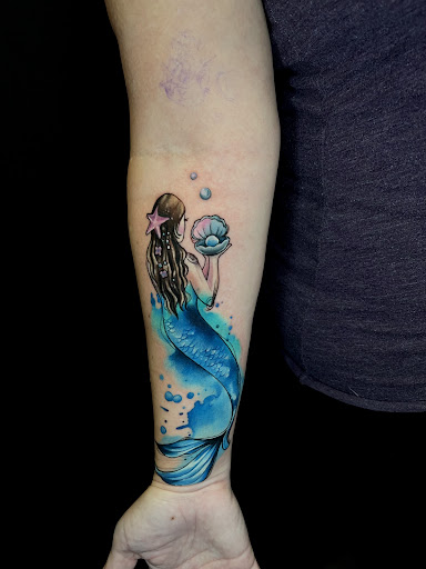 Explore cool arm sleeve tattoo ideas, creative tattoo ideas in Mesa, available at Next Wave Tattoos and Piercings 2