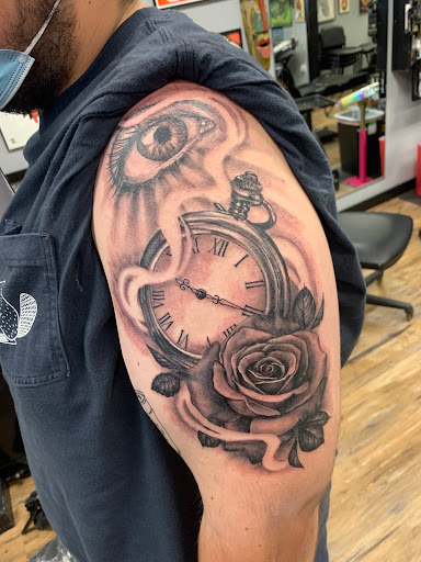 Explore mens finger tattoo ideas, creative tattoo ideas in Middletown, available at No Mans Land Tattoo Parlor