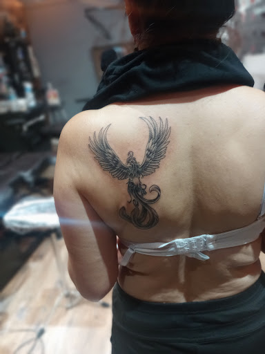 Explore chest tattoo male ideas, creative tattoo ideas in Miami Beach, available at Salvation Tattoo Lounge