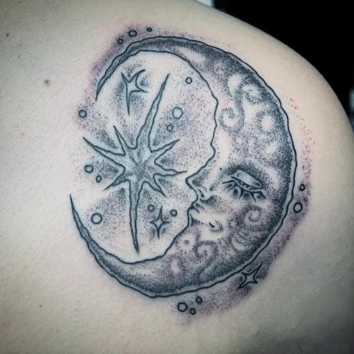 Explore skyline tattoo ideas, creative tattoo ideas in Madera, available at Sea Wolf Tattoo