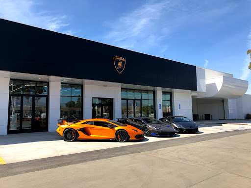 Lamborghini dealer Orange