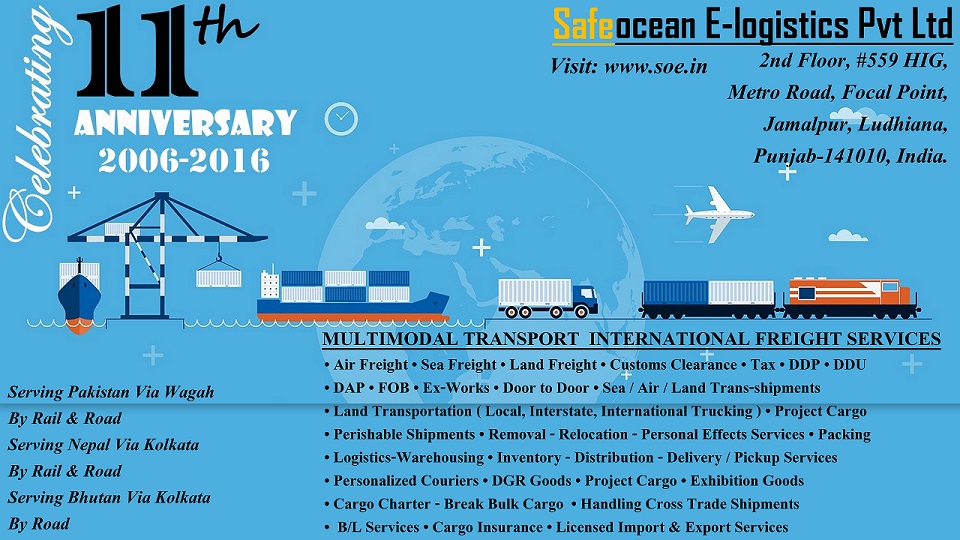 Safeocean E-Logistics Pvt Ltd