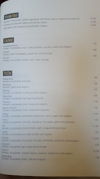 Pizzeria Pizzaria Lisboa à Lisbon (le menu)