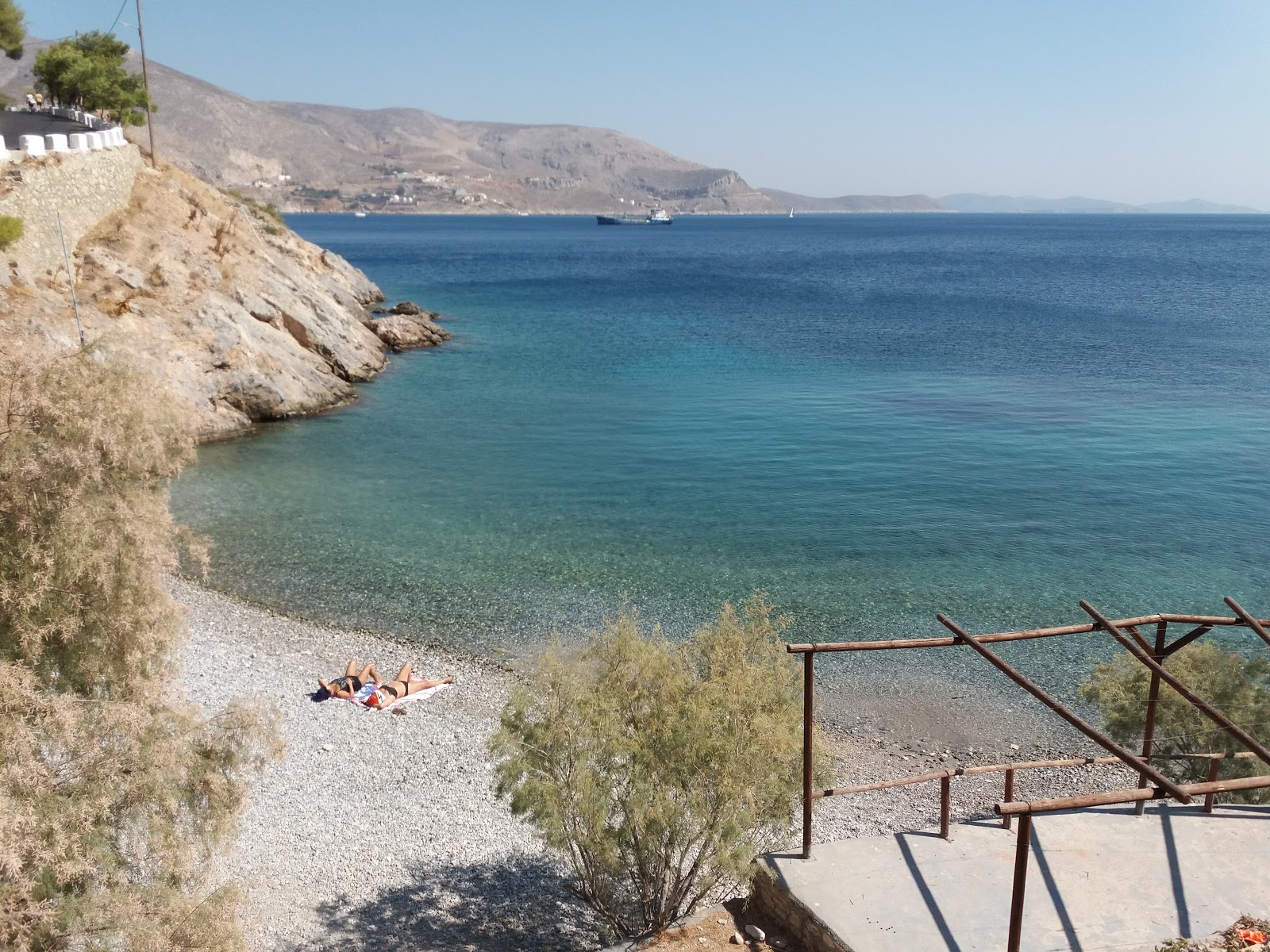 Foto van Gefira beach met kleine multi -bays