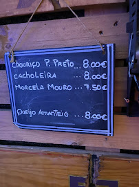 Tasco do Strauss à Sintra menu