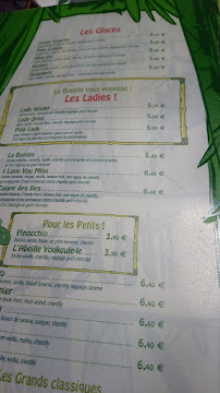 Menu du Le Bounty à Sarreguemines