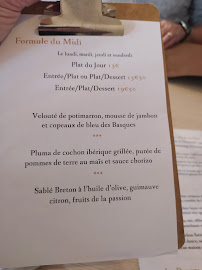 Restaurant français L'APOSTrophe Cuisine et Comptoir | Restaurant Hendaye à Hendaye (la carte)