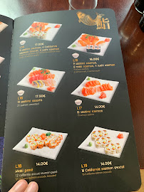 Menu / carte de Sushi Sashi ( Okasushi ) à Paris