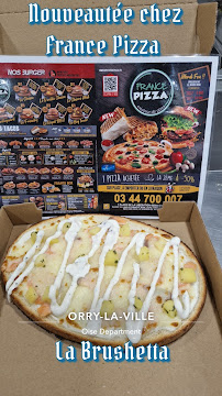 Pizzeria FRANCE PIZZA ORRY LA VILLE à Orry-la-ville (la carte)