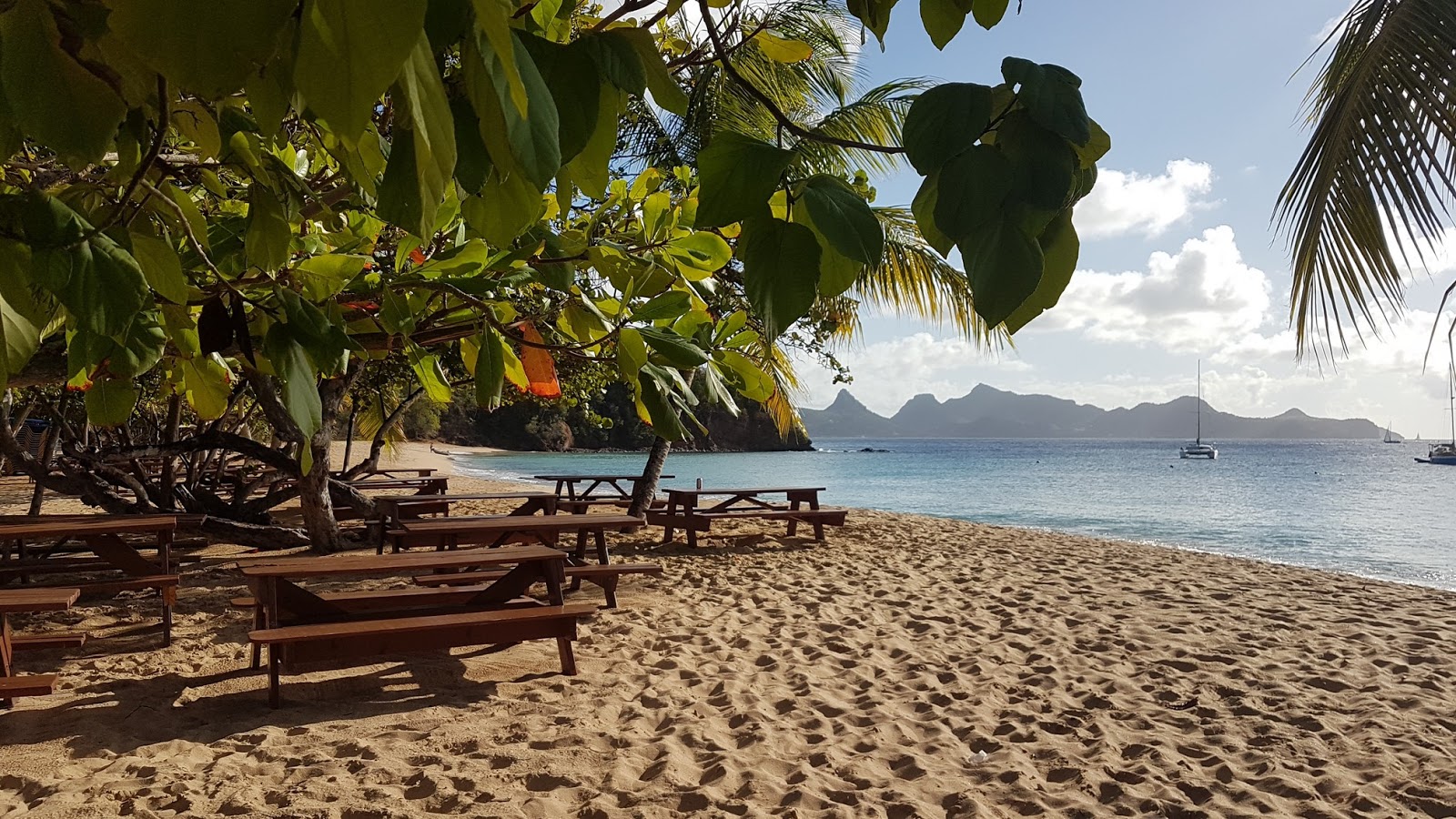 Saline beach的照片 具有非常干净级别的清洁度