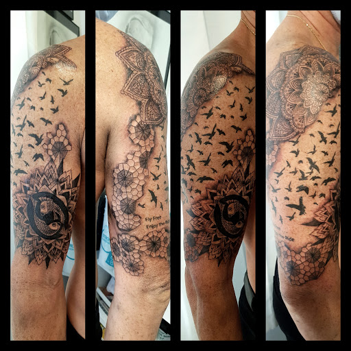 Explore hip tattoo ideas for women, creative tattoo ideas in Lake Mary, available at Balinese Tattoo USA