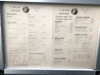 5 Pailles à Paris menu