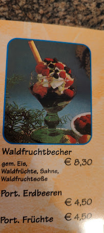 Menu du Eiscafé La Piazza à Gunzenhausen