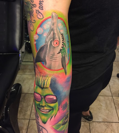 Explore apocalypse tattoo ideas, creative tattoo ideas in Amarillo, available at Music Box Body Art Studio
