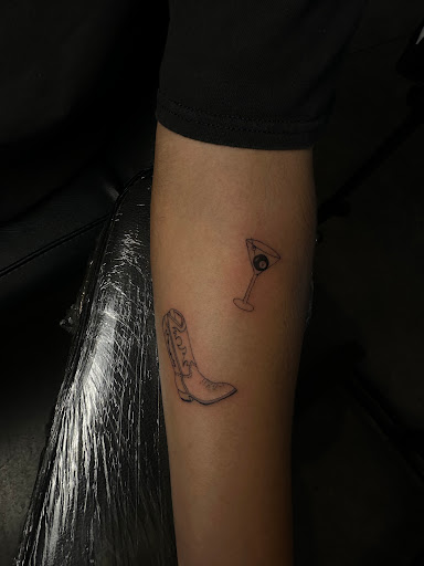 Explore butt cheek tattoo ideas, creative tattoo ideas in Montgomery, available at Flying Eye Tattoo Studio