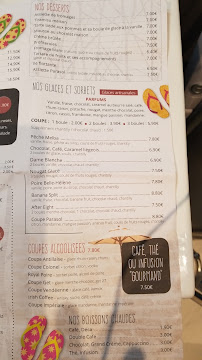 Restaurant Le Parasol à Notre-Dame-de-Monts (la carte)
