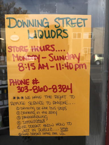 Liquor Store «Downing Street Liquors», reviews and photos, 1038 E 22nd Ave, Denver, CO 80205, USA