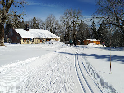 Départ des pistes, Chapelle des Bois à Chapelle-des-Bois