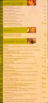 Asia Nudel Wok à Kappeln menu