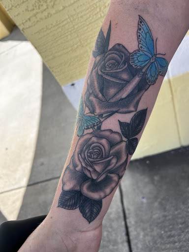 Explore wrist cover up tattoos ideas, creative tattoo ideas in Ormond Beach, available at Shamrock Tattoo