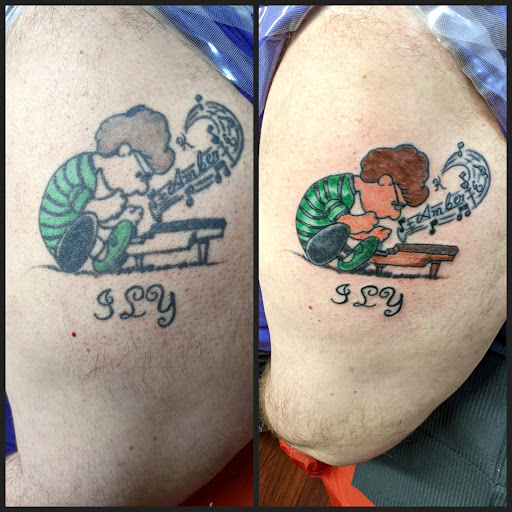 Explore traditional neck tattoo ideas, creative tattoo ideas in Pittsburg, available at NeonMoon Tattoo