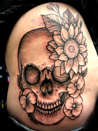 Explore golden retriever tattoo ideas, creative tattoo ideas in Amarillo, available at Tattoo Spa LLC