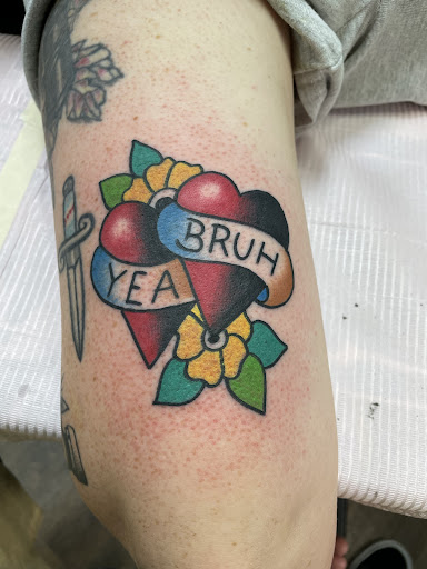 Explore barbie tattoo ideas, creative tattoo ideas in Metairie, available at Galactic Tattoo Studio