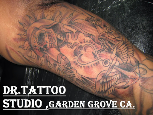 Explore chest tattoo ideas male, creative tattoo ideas in Garden Grove, available at Dr. Tattoo Studio