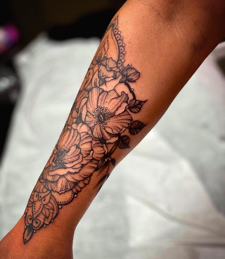 Explore tattoo ideas for my son's name, creative tattoo ideas in Batavia, available at The Pretty Pin-Up Tattoo Parlor