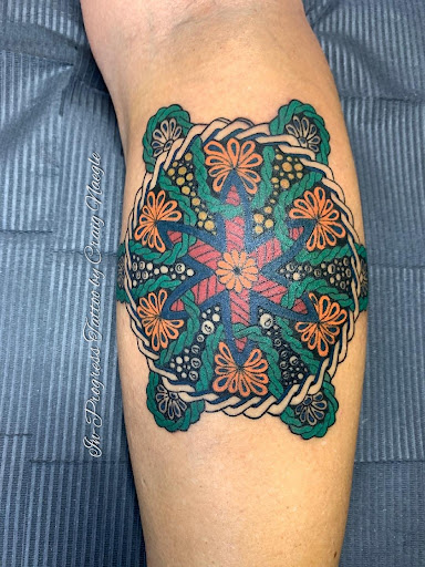 Explore negative space tattoo ideas, creative tattoo ideas in San Tan Valley, available at Frontier Tattoo Company