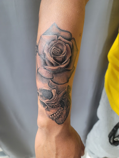 Explore back forearm tattoo ideas, creative tattoo ideas in Los Angeles, available at One Way Tattoo Shop