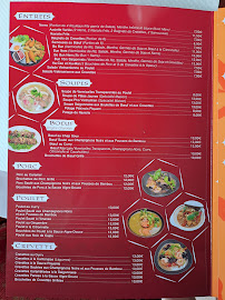 Menu du Restaurant Saigon à Autun