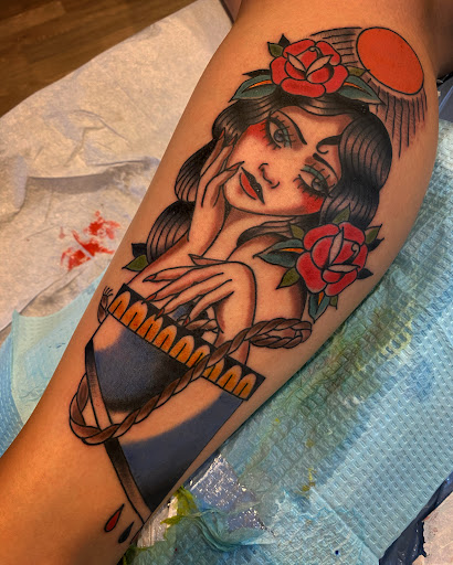 Explore never give up tattoo ideas, creative tattoo ideas in Winter Park, available at Overlook tattoo company