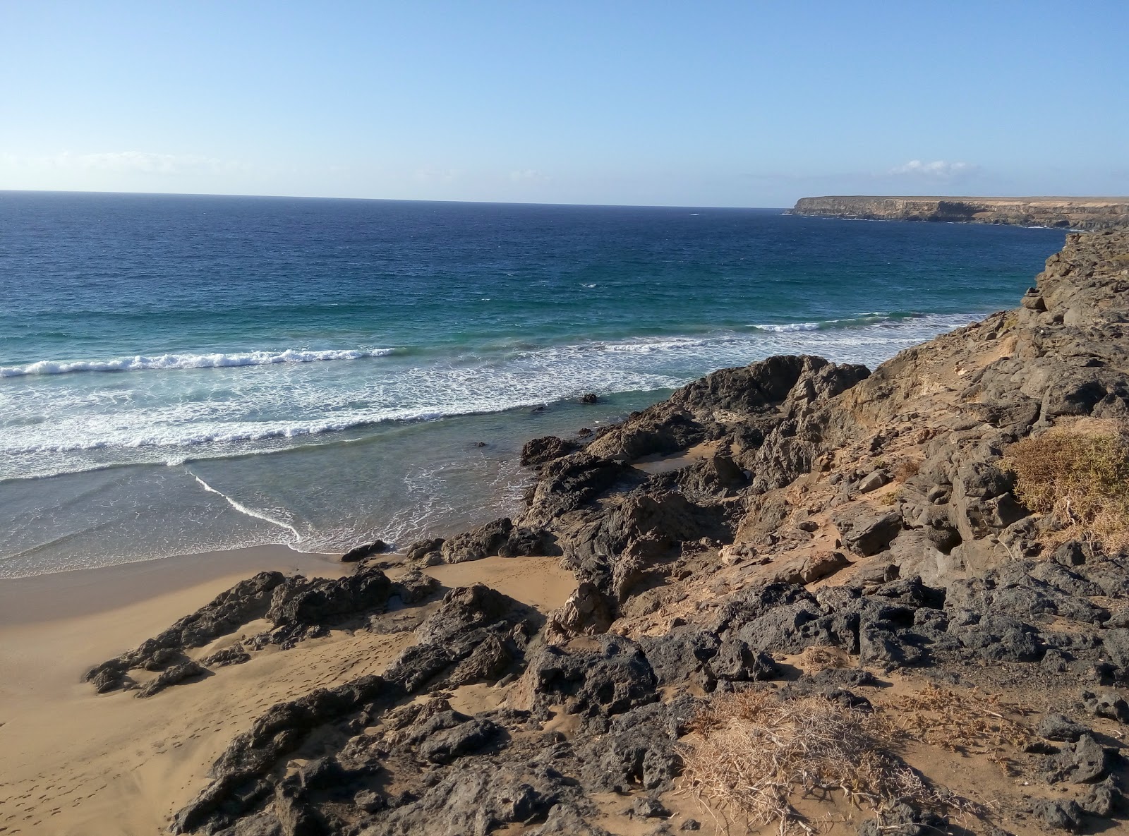 Foto de Playa Tebeto con muy limpio nivel de limpieza