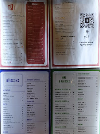 TOI à Courbevoie menu